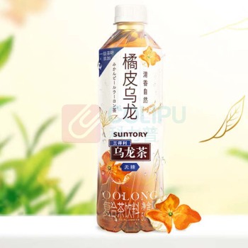 三得利 SUNTORY 无糖橘皮乌龙茶 500ml*15瓶 