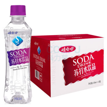 娃哈哈 Wahaha 无汽苏打水饮料(甜味) 350ml/瓶 12瓶/箱