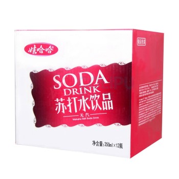 娃哈哈 Wahaha 无汽苏打水饮料(甜味) 350ml/瓶 12瓶/箱