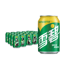 可口可乐 Coca'Cola 雪碧 柠檬味碳酸饮料 330ml/罐 24罐/箱 (经典罐、摩登罐新老包装随机)