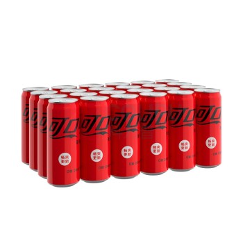 可口可乐 Coca'Cola 零度可乐 330ml/罐 24罐/箱 (经典罐、摩登罐 新老包装随机)