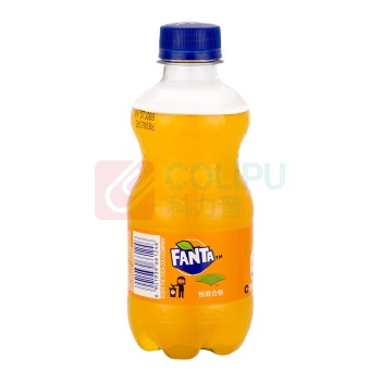 可口可乐 Coca'Cola 芬达 碳酸饮料 300ml/瓶 24瓶/箱 (橙味)