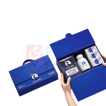 瑞幸咖啡 冷萃特调咖啡液礼盒 RX0100 生椰浆125g*6+冷萃咖啡液加浓美式风味25ml*9+户外提环保温杯经典白300ml