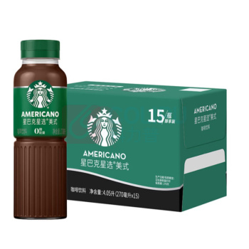 星巴克 星选美式 270ml/瓶 15瓶/箱