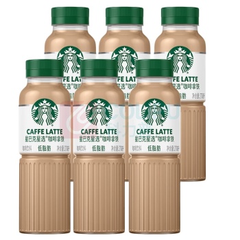 星巴克 即饮咖啡 拿铁 270ml*6瓶