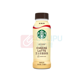 星巴克 星选咖啡 芝士奶香拿铁 270ml*6瓶 (新老包装随机发货)
