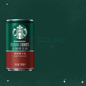 星巴克 星倍醇 罐装咖啡饮料 180ml*24罐 黑醇摩卡味 