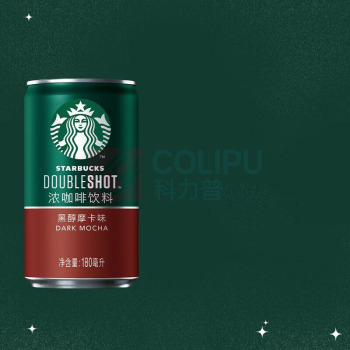星巴克 星倍醇 罐装咖啡饮料 180ml*24罐 黑醇摩卡味 