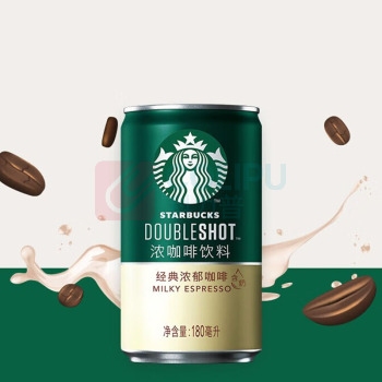 星巴克 星倍醇 罐装咖啡饮料 180ml*24罐 经典浓郁 