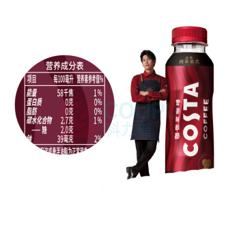 COSTA 纯粹美式咖啡饮料 300ml 