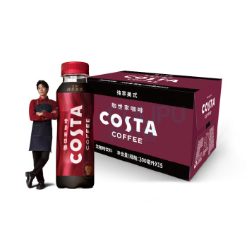 COSTA 纯粹美式咖啡饮料 300ml 