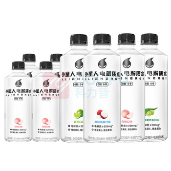 外星人 Alienware 电解质水 500ml 荔枝海盐味/青柠味/白桃味随机发货