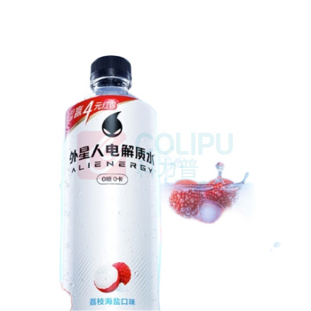 外星人 Alienware 电解质水0糖0卡饮料 荔枝海盐口味 500mL/瓶 15瓶/箱 500ml/600ml随机发货