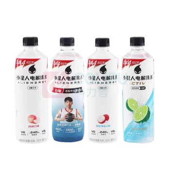 外星人 Alienware 电解质水含维生素无糖饮料 500mL*8瓶 4种口味装