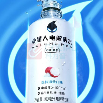 外星人 Alienware 电解质水无糖饮料 300ml*6 mini荔枝海盐口味