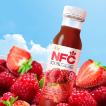 汇源 nfc 100%草莓覆盆子混合果汁 280ml*8