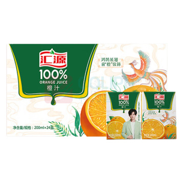 汇源 100%橙汁 200ml*24盒 整箱装