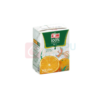 汇源 100%橙汁 200ml*24盒 整箱装