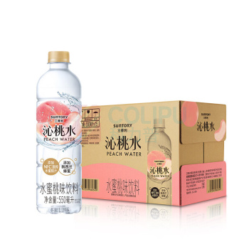 三得利 SUNTORY 沁泞水 沁桃水 550ml/瓶 15瓶/箱 (柠檬味/桃子口味随机发货)