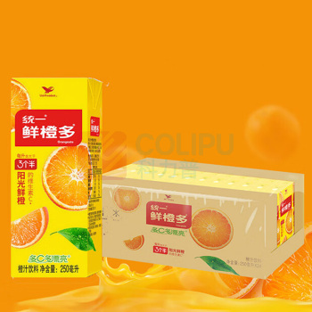统一 鲜橙多 250ml*24盒/箱