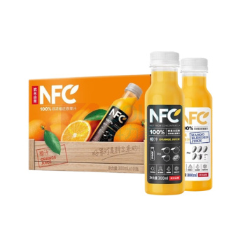 农夫山泉 100%纯果汁NFC果汁 缤纷礼盒 300ml*10瓶/箱