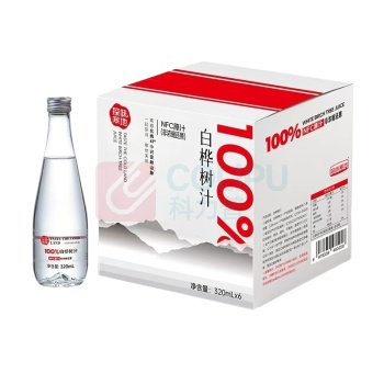 探味寒地 100%白桦树汁 NFC果汁 320ml/瓶 6瓶/箱