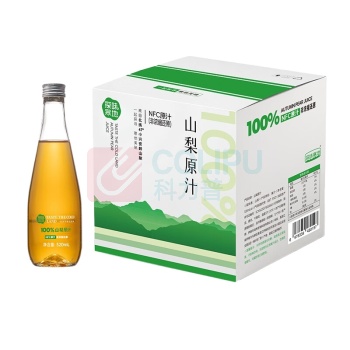 探味寒地 100%山梨汁 NFC果汁 320ml/瓶 6瓶/箱