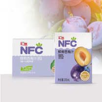 汇源 西梅汁 鲜榨无添加200ml*12盒/箱 