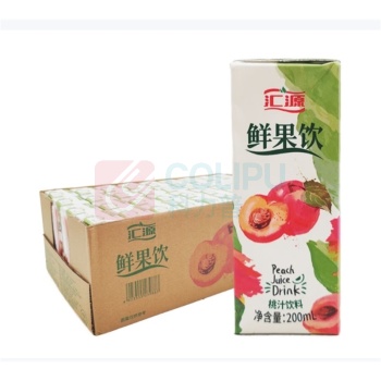汇源 蜜桃汁 蜜桃味 200ml/盒 36盒/箱
