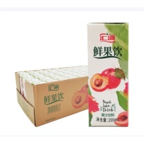 汇源 蜜桃汁 蜜桃味 200ml/盒 36盒/箱