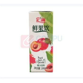 汇源 蜜桃汁 蜜桃味 200ml/盒 36盒/箱