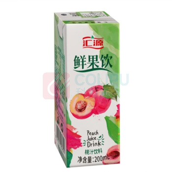汇源 蜜桃汁 蜜桃味 200ml/盒 36盒/箱