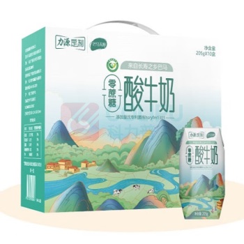 力源 巴马天醇·零蔗糖酸牛奶(力源定制版) 205g*10盒