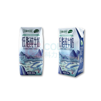 力源 巴马天醇 低脂纯牛奶 200mL*10盒