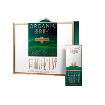 圣牧 有机纯牛奶 挚醇 250ml/盒 12盒/箱