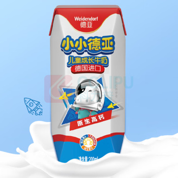 德亚 WEIDENDORF 儿童成长牛奶 200ml*10盒