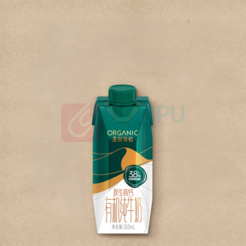 圣牧 有机纯牛奶 梦幻盖 250ml*10盒 3.8g优质蛋白
