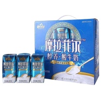 皇氏乳业 摩拉菲尔原味酸奶 205g/盒 12盒/箱