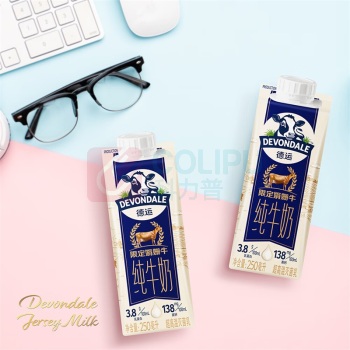 德运 娟姗牛奶3.8g蛋白质 250ml*10盒