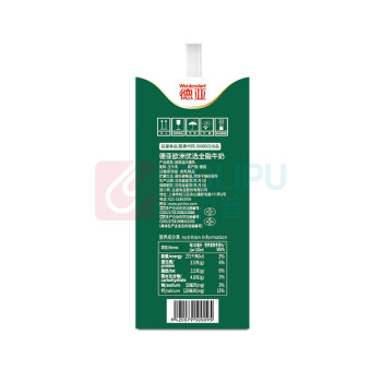 德亚 WEIDENDORF (黄金奶源带)全脂牛奶礼盒 200ml*12