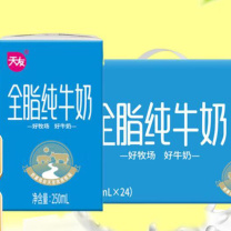 天友 全脂纯牛奶 250ml*24