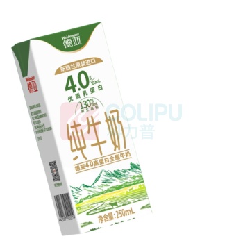 德亚 WEIDENDORF 高蛋白全脂纯牛奶4.0g 新西兰进口 250ml/盒 12盒/箱 (梦想星空版)