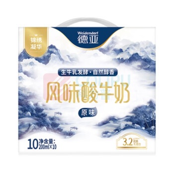 德亚 WEIDENDORF (锦绣凝华)风味酸牛奶 200ml*10