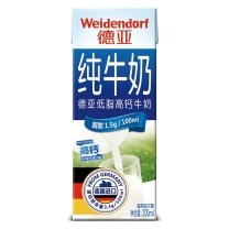 德亚 WEIDENDORF 低脂高钙牛奶 200ml/盒 30盒/箱
