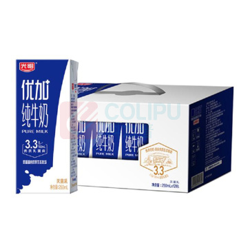 光明 光明 优加纯牛奶礼盒装 250ml*12 P0000017040 250ml*12