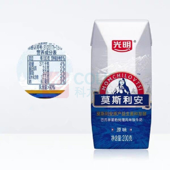 光明 莫斯利安原味酸奶 200g*12