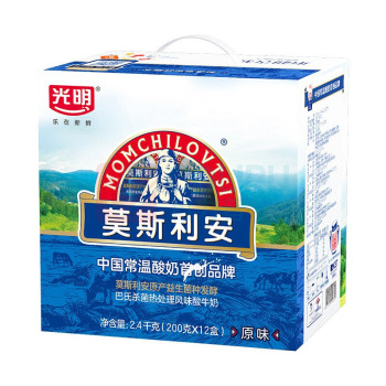 光明 莫斯利安原味酸奶 200g*12
