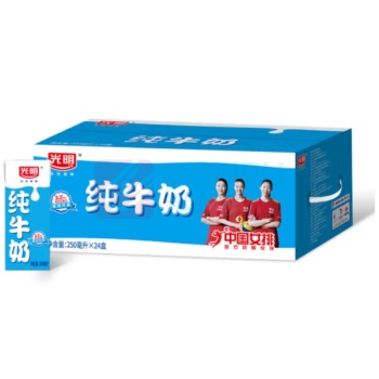 光明 纯牛奶 250ml*24盒/箱