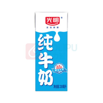 光明 纯牛奶 250ml*24盒/箱