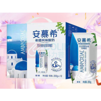 安慕希 酸奶 希腊风味 12*205ml